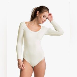 SPANX Long Sleeve Bodysuit XL Powder